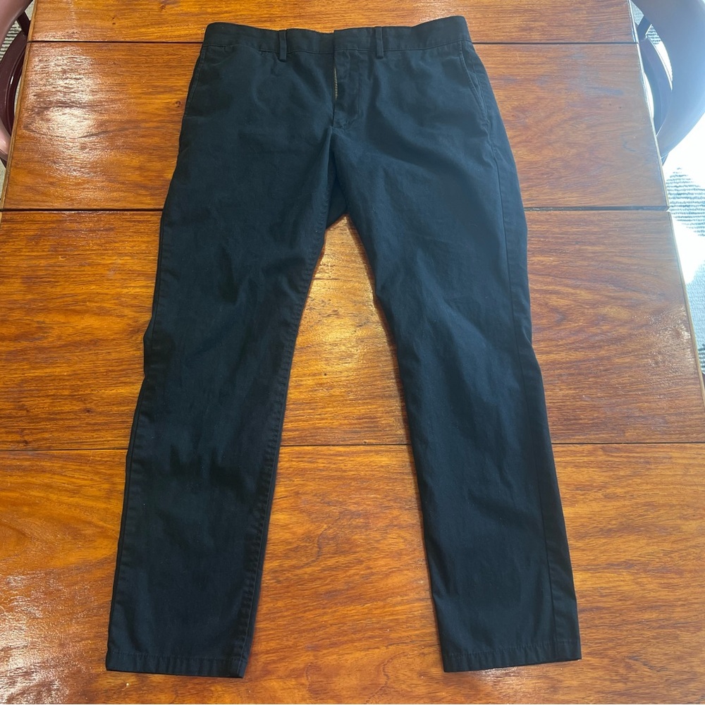 Banana Republic Black Fulton Chino